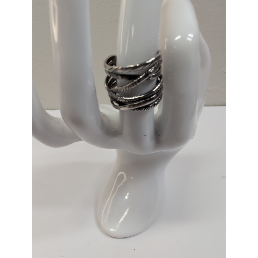 PAZ STERLING SILVER 925 CRISSCROSS HIGHWAY RING SZ 6‎ MADE IN ISRAEL PZ